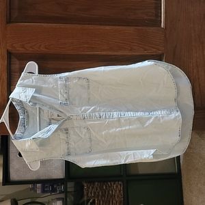 Hippie Laundry Light Wash Button Down Tank